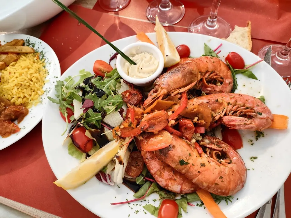 Gambas Sauce Carthagène