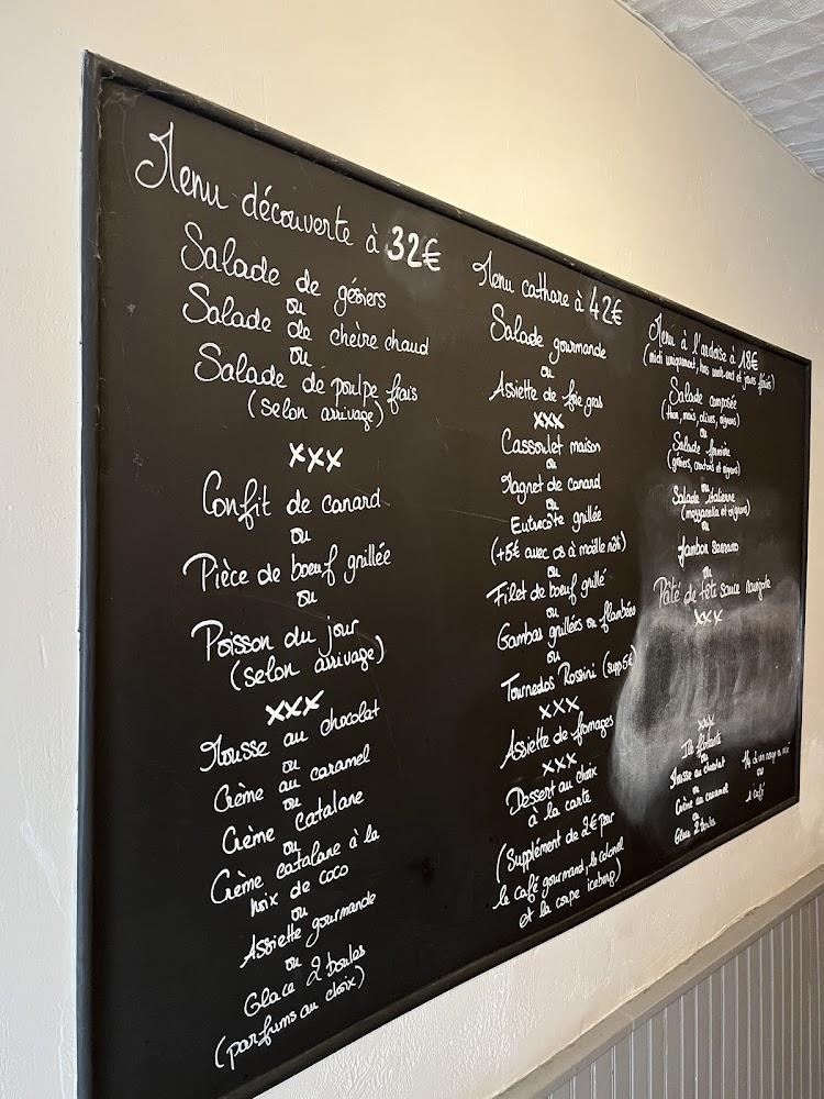 La Table Cathare - Menu Image 2