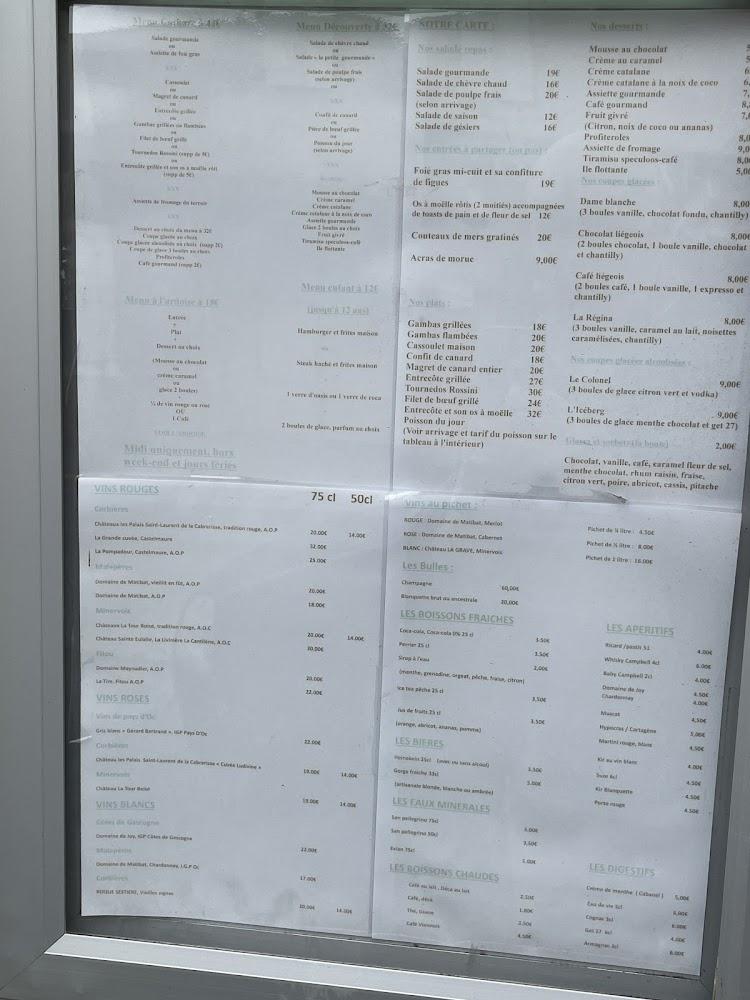 La Table Cathare - Menu Image 4